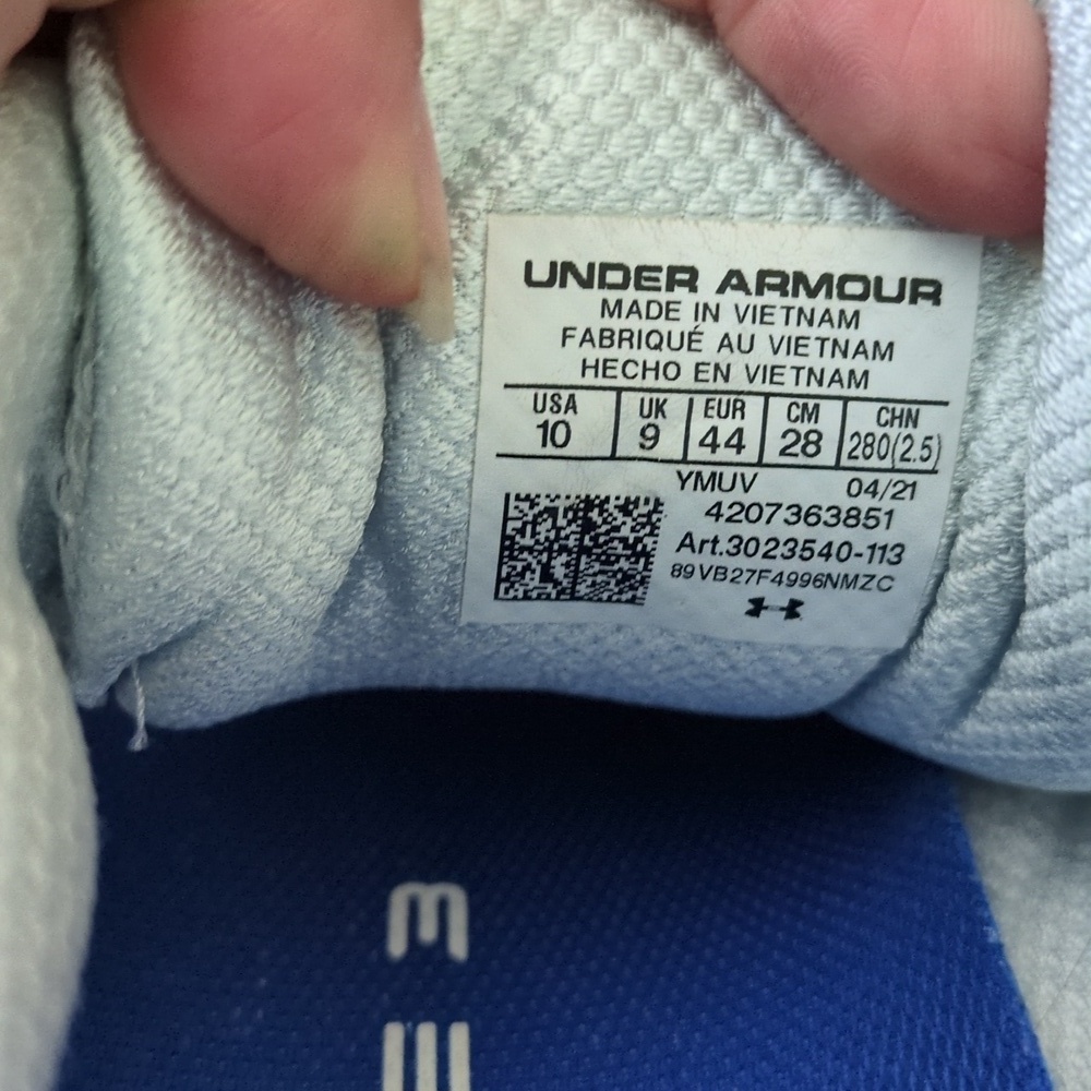 Men's Under Armour HOVR Infinite 3 Mens sz 10​​​​ - Picture 7 of 7